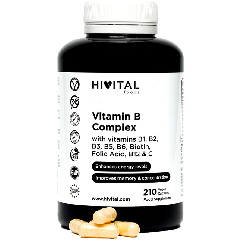 ▷ Vitamin B Complex | 210 Vegan Capsules