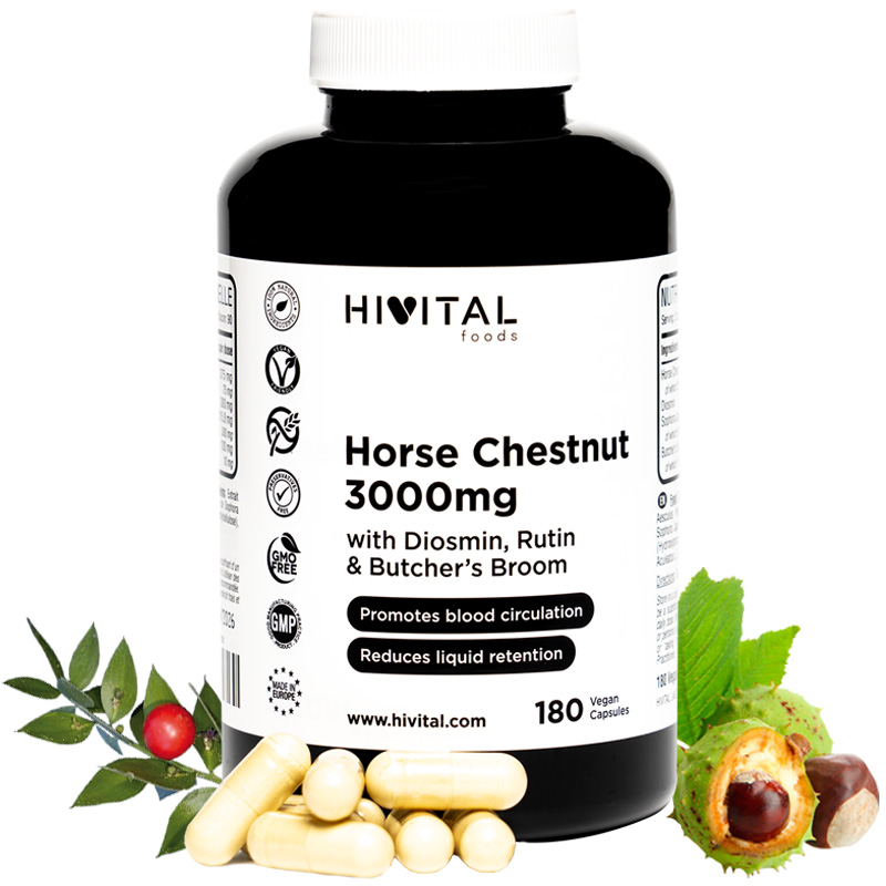 ▷ Horse Chestnut 3000mg | 180 Vegan Capsules