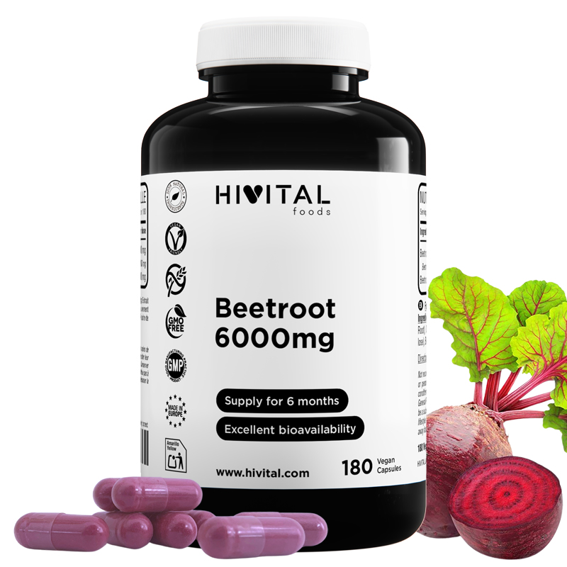 ▷ Beetroot 6000mg | 180 vegan capsules