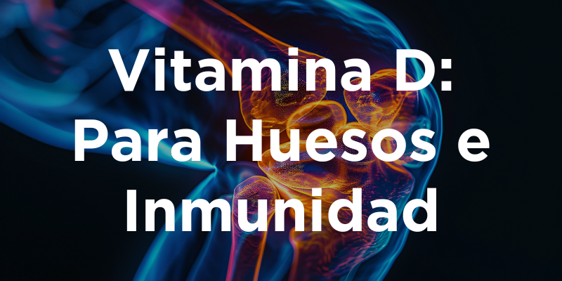 El papel de la Vitamina D en la salud ósea y el sistema inmunológico