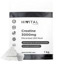 ▷ Creatina 3000 mg | 1 Kg. de polvo vegano