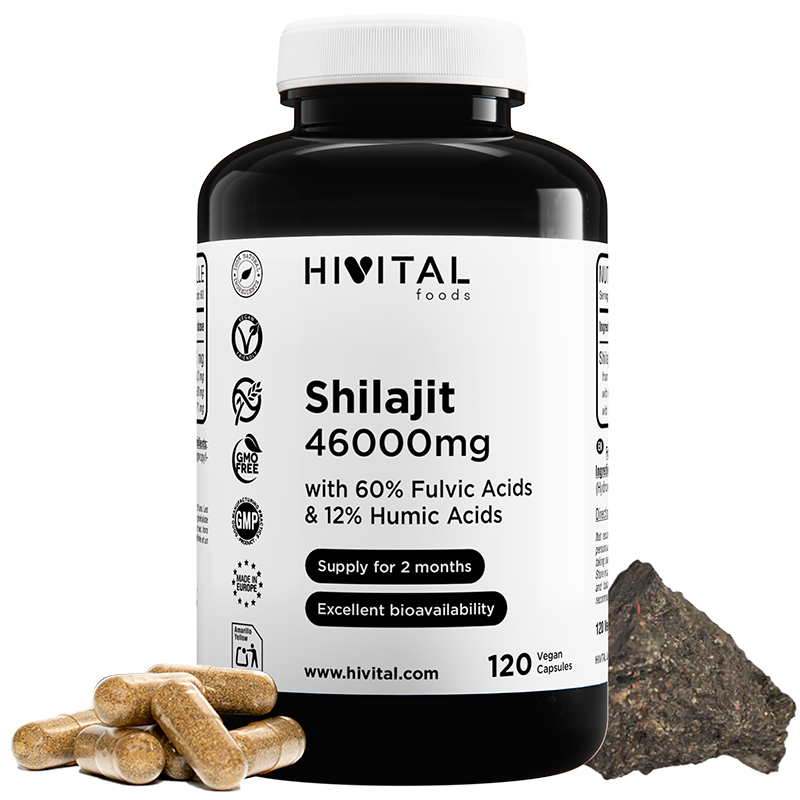 KENOFOR Pure Shilajit 10000mg – Fulvic Acid Rich, Gluten-Free Capsules For Energy & Immune Support (30/60/120 Count)